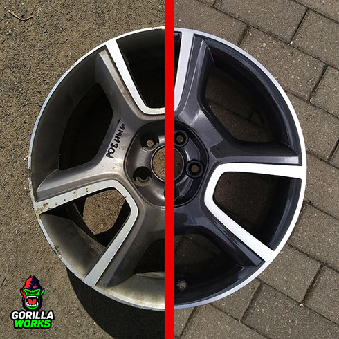 Полимерная покраска литых дисков в Минске