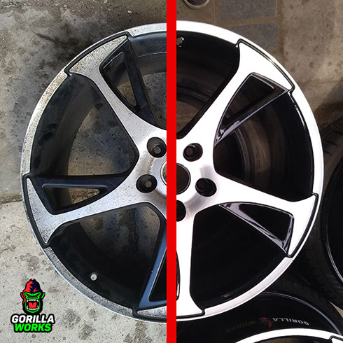 Полимерная покраска литых дисков в Минске