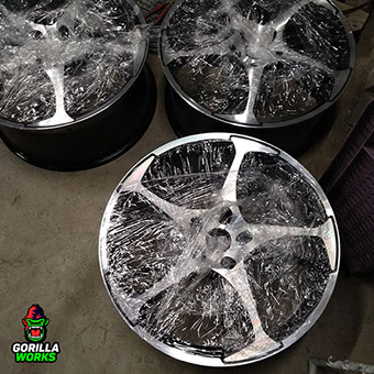 Полимерная покраска литых дисков в Минске