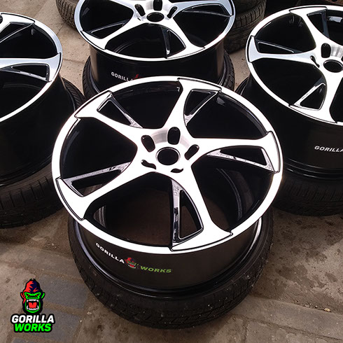 Полимерная покраска литых дисков в Минске