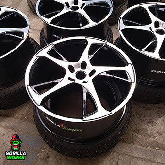 Полимерная покраска литых дисков в Минске