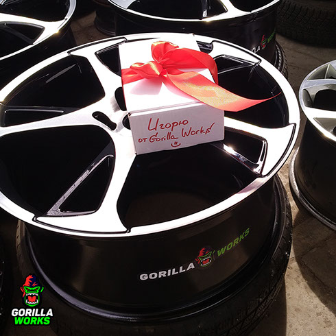 Полимерная покраска литых дисков в Минске