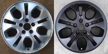 Профессиональная покраска литых дисков порошковой краской