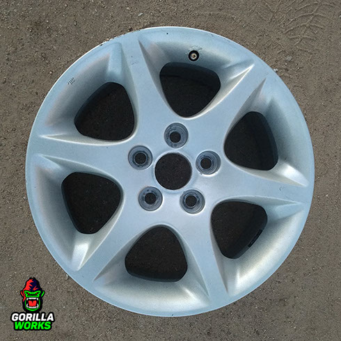 Полимерная покраска литых дисков от Lexus GS в Минске