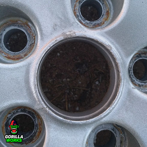 Полимерная покраска литых дисков в Минске за 200-250 рублей спустя полгода