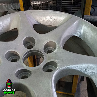 Коррозия после мягкой пескоструйной обработки с применением химии.