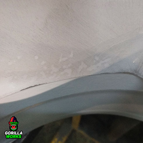 Финальный вид литых дисков перед нанесением полимерного порошкового серебра "под завод"