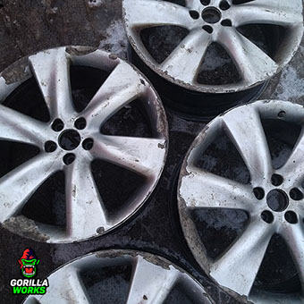 Диски Infiniti FX35 R21 после года эксплуатации