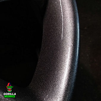 Покраска дисков в графит с крупным зерном (перламутром) в Минске