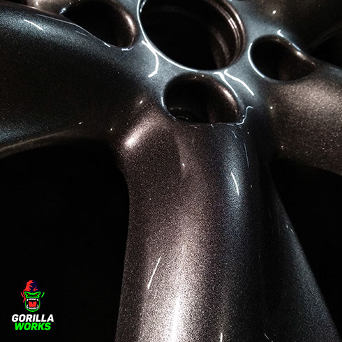 Полное восстановление литых дисков R21 от Infiniti FX в Минске: пескоструйная обработка и полимер