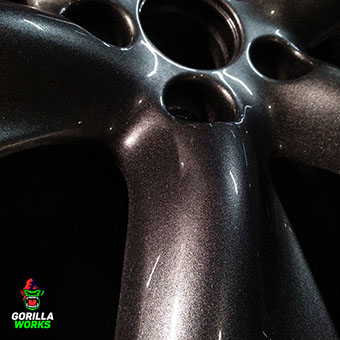 Полное восстановление литых дисков R21 от Infiniti FX в Минске: пескоструйная обработка и полимер