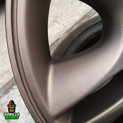 Матовый лак на темной бронзе для 17-ых литых дисков Lexus