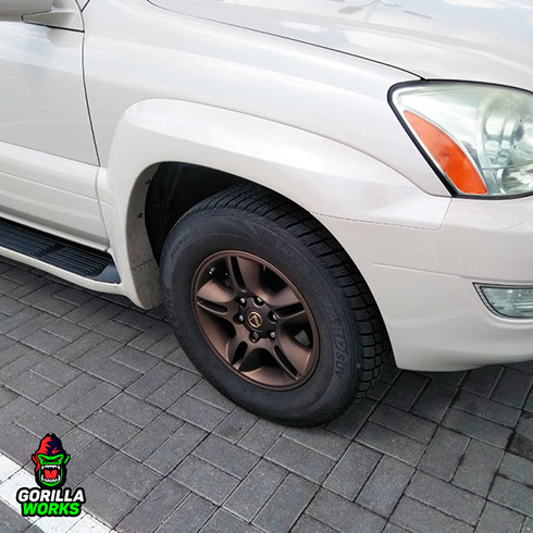 Восстаноление автомобильных дисков Lexus в Gorilla Works Minsk