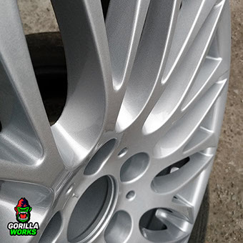 Раскатка R20 литых дисков BMW e65 без трещин и сварки в Минске. Без газовой горелки.