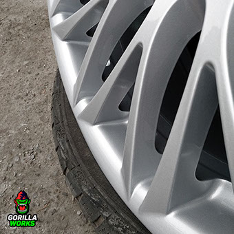 Правка, сварка и покраска литых дисков БМВ в Минске