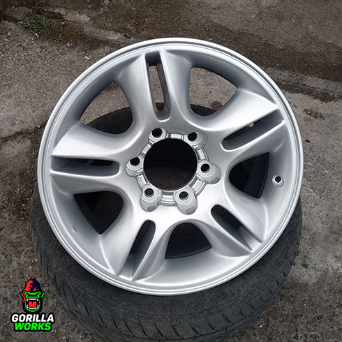 Правильное восстаноление литых дисков Lexus GX 460 в Минске от Gorilla Works Minsk