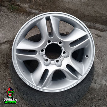 Правильное восстаноление литых дисков Lexus GX 460 в Минске от Gorilla Works Minsk