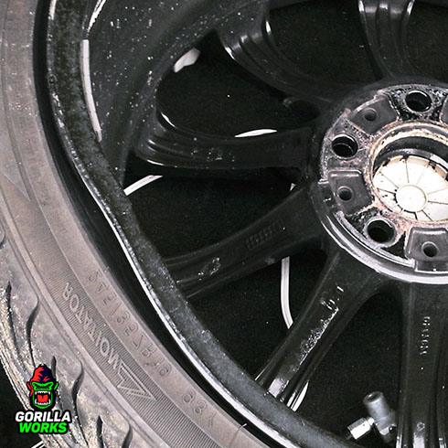 Правка литых автомобильных бу дисков перед покупкой. Минск. Gorilla Works.