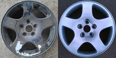 Покрасить литые диски полимерной краской в Минске