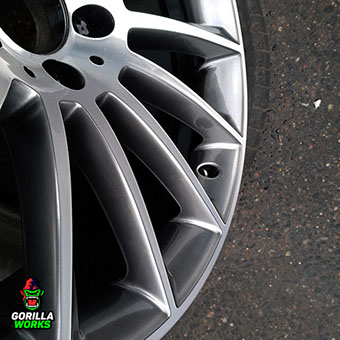 Покраска дисков жидкими термо эмалями в цвет Алюмохром от Gorilla Works Minsk