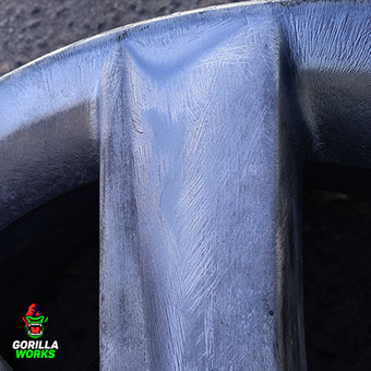 Шлифовка коррозии болгаркой. Как не надо делать на примере литых дисков Лексус ЕС