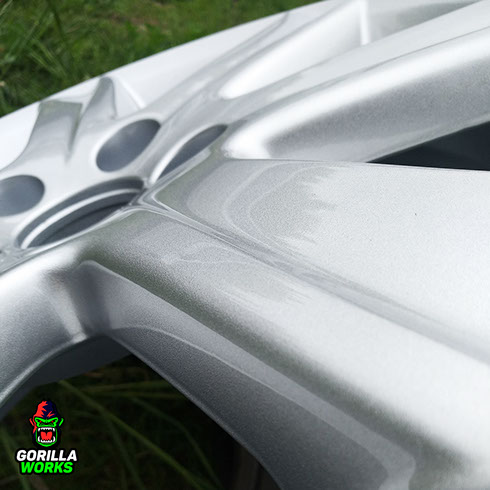 Литые диски Лексус после покраски в Горилла Воркс