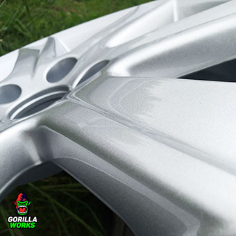 Литые диски Лексус после покраски в Горилла Воркс