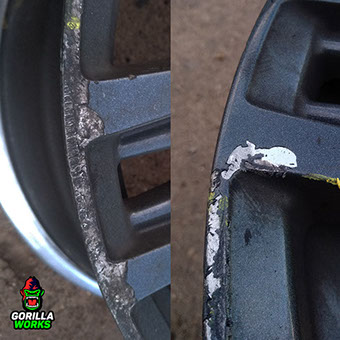 Грубое нарушение технологии полимерной покраски в Минске: трещины по краске, отсутствие лака, покраска без пескоструя