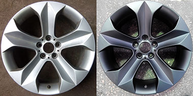 Порошковая покраска дисков полимерной краской