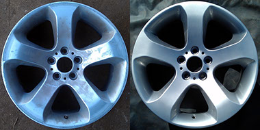 Покраска полимером литых автомобильных дисков в Минске 