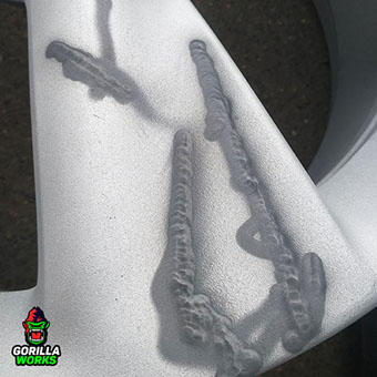 Аппарат Димет для наращивания алюминия на литых дисках Infiniti FX 35 в Минске