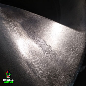 Фото готового результата после шлифовки литого диска