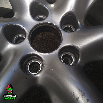 Состояние дисков Infiniti FX 35 до начала покраски порошком