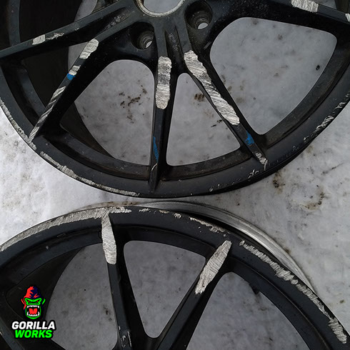 Восстановление кованых дисков Porsche в Минске