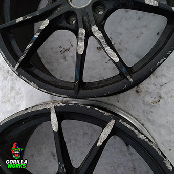 Восстановление кованых дисков Porsche в Минске