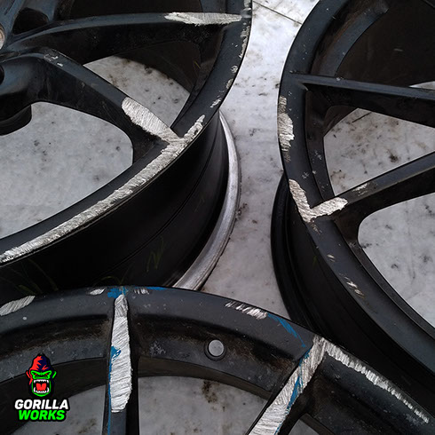 Полный ребилд кованых дисков Porsche Cayman в Минске