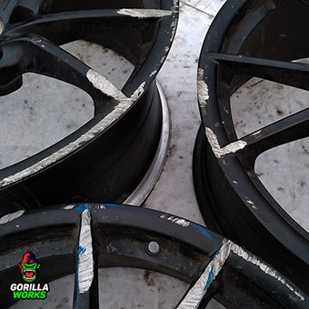 Полный ребилд кованых дисков Porsche Cayman в Минске