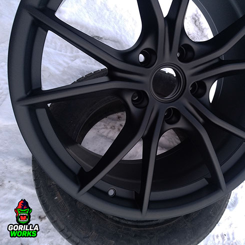 Реставрация литых дисков Порше в Минске